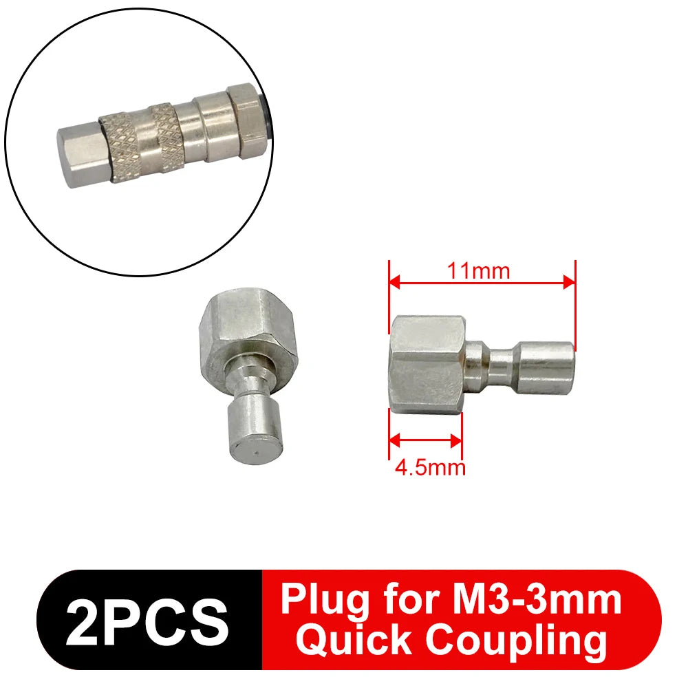 3mm/4mm Hose Hydraulic Copper Tube Welding M3/M5 Connector Bender Tool for RC Excavator Hydraulic Model Parts