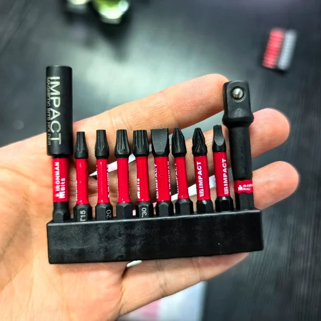 Mixed Impact X50 Power Driver bit set S2 Alloy Steel Bit with Storage Organizer