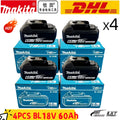 6Ah 100% Original Makita 18V Battery BL1860B Rechargeable Li