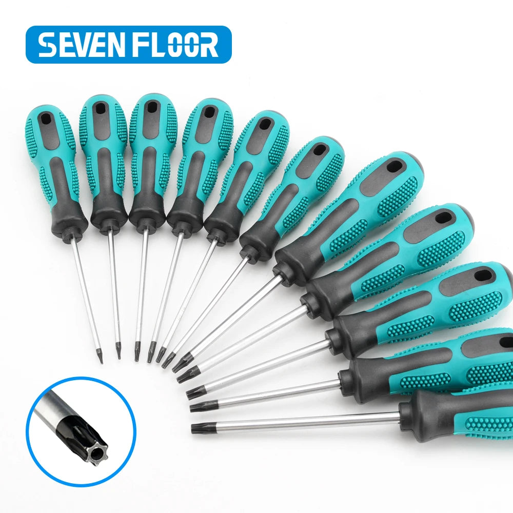10Pcs Precision Screwdriver Set Magnetic SL PH Bits Insulate