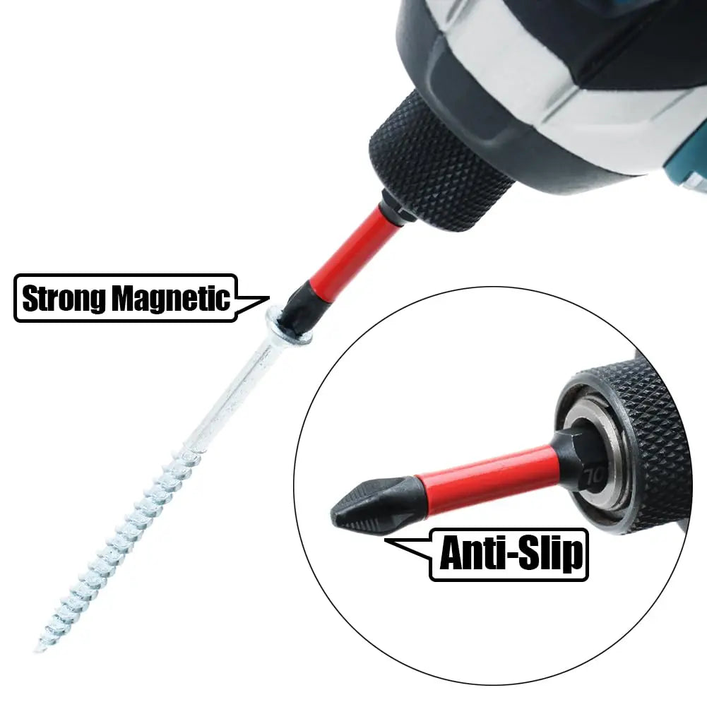 10 20pcs Magnetic PH2 Screwdriver Bits Set 50mm S2 Steel Imp