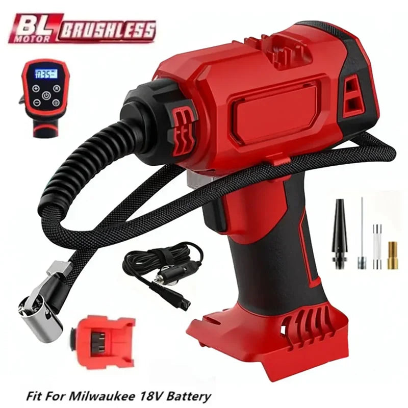 Fit for Milwaukee 18V Battery Electric Air Pump Cordless Car