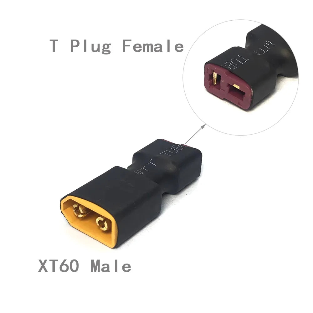 YSIDO XT30 XT60 XT90 TRX T Plug Female/Male Adapter Connector Plug for RC Model Car Aircraft Drone RC Boat Lipo Battery Part DIY