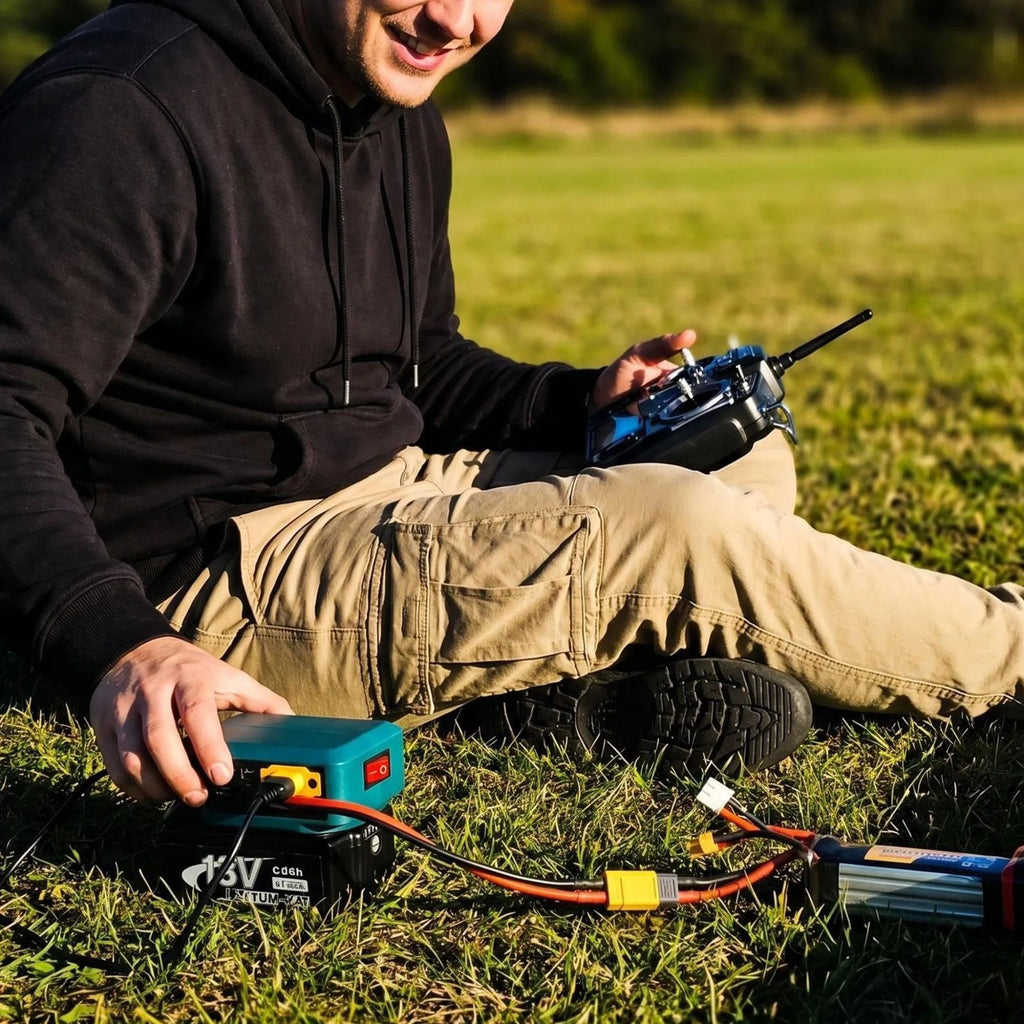 Power Bank for Makita/Dewalt/Milwaukee 18V Lithium Batteries