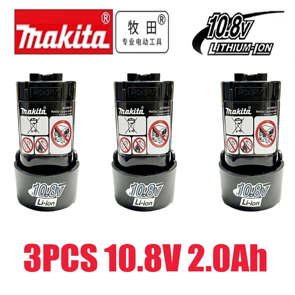 10.8v Makita Original Battery BL1013 BL1020 BL1030 DF030D Makita 10.8v/12V Charger Replacement Tool 10.8v MakitaBattery