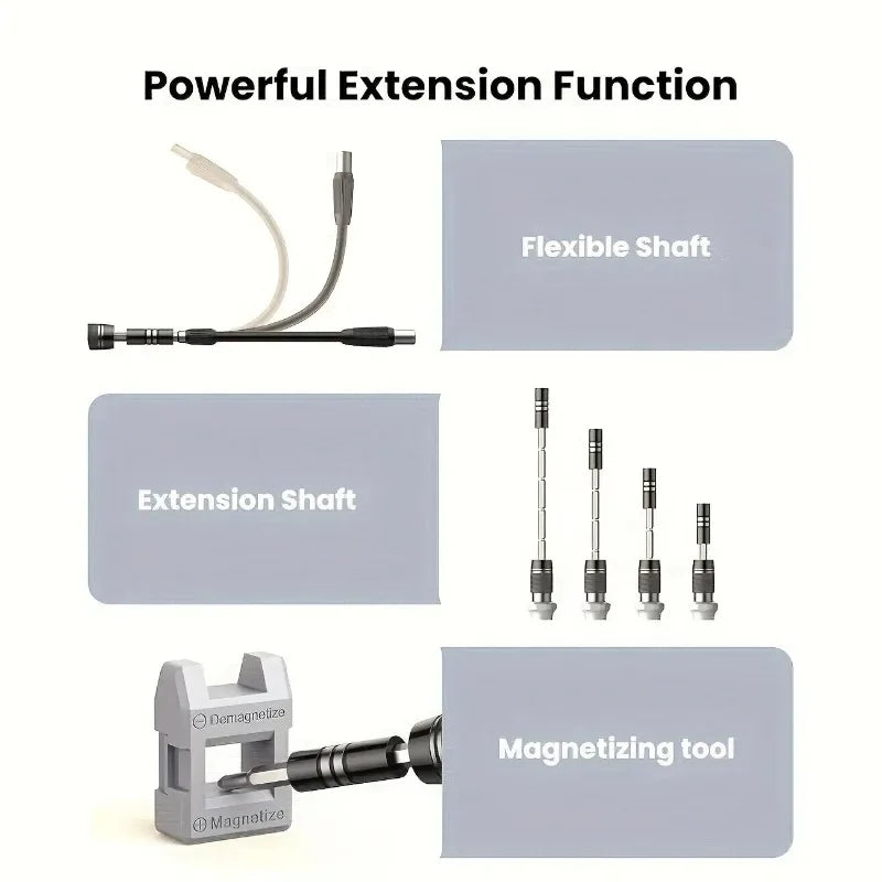 115 in 1 Magnetic Screwdriver Set High Hardness Bits Multi R