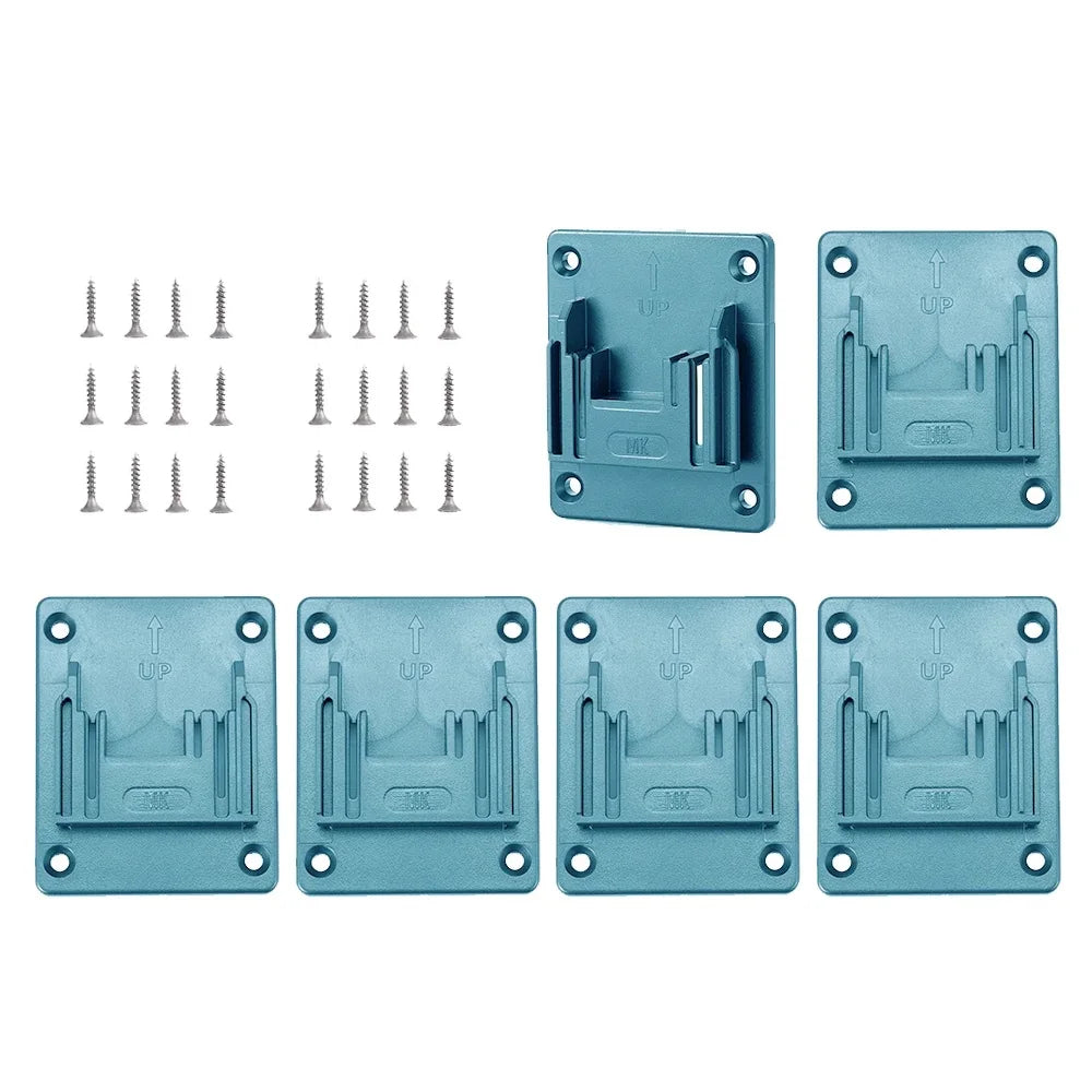 1pcs/2pcs/6pcs Wall Mount Electric Tool Holder for Makita 18V Wall Power Mount Storage Battery Bracket Fixing