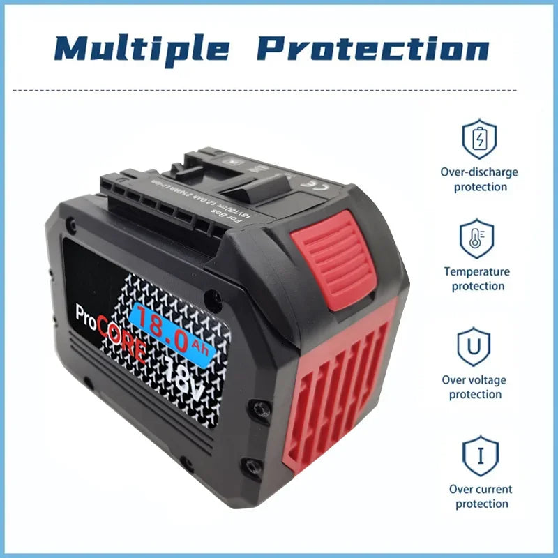 NEW 18V 18Ah/21Ah ProCORE Rechargeable Battery for Bosch Cor