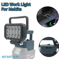 3/4/5/8 inch LED Work Light For Makita 18 V Battery Cordless