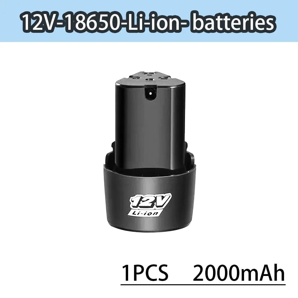 Suitable for 12V Power Tools Lithium-ion Rechargeable Batteries Drill Bits Electric Screwdrivers Angle Grinders Etc