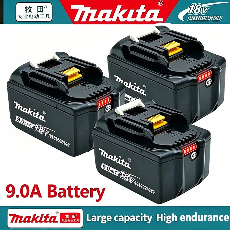 Makita Battery 9.0Ah 18V LXT Lithium-Ion BL1860B DDF487 BL18