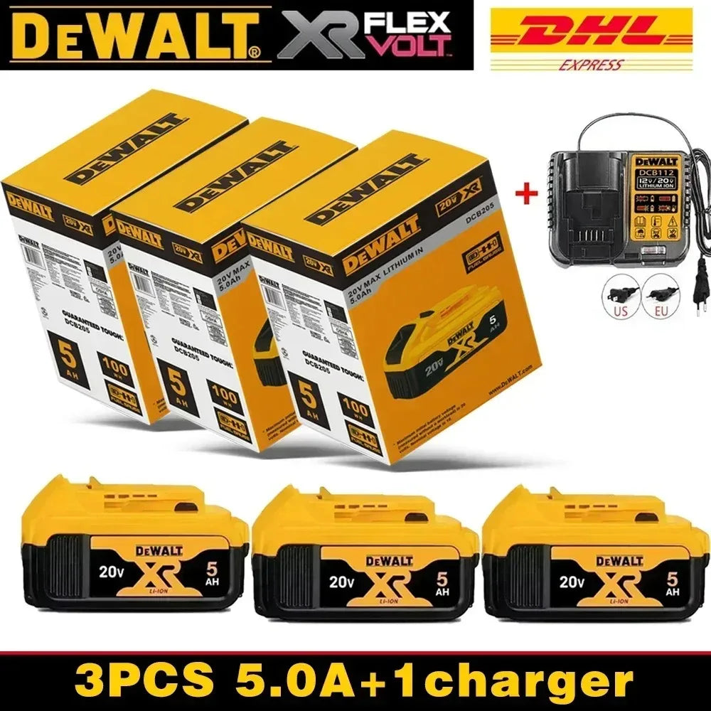 Original Dewalt 20V 6000mAh Power Tool Battery DCB206 DCB205 DCB200 DCF887 DCG405 DCD791 DCF922 DCF850 DCD805 Tool Battery
