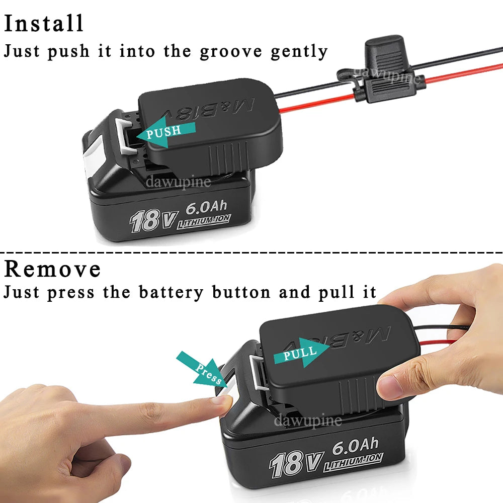 Power Tools Parts For Makita for Bosch 14.4V 18V Lithium Bat