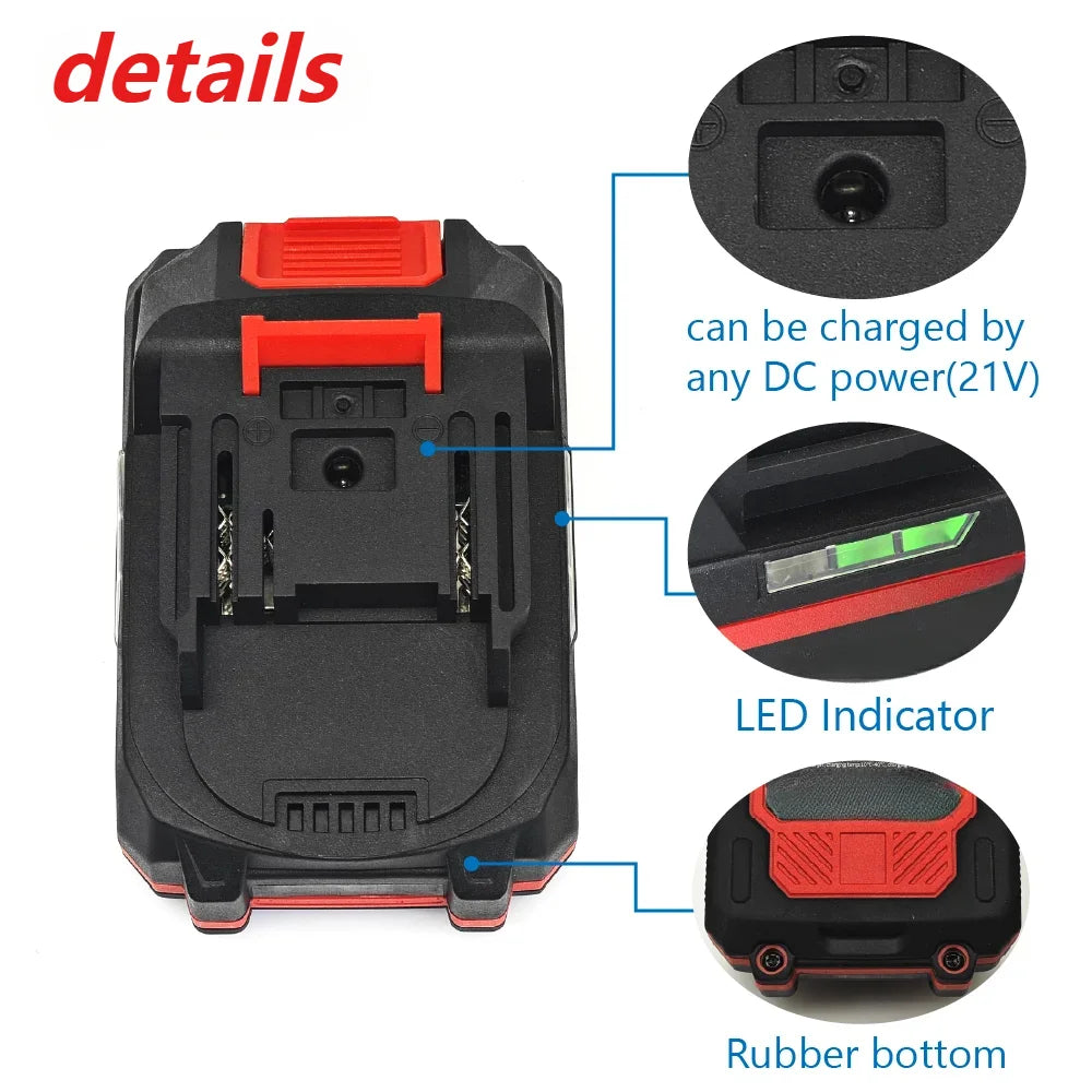 198VF 598VF 998VF 18V 21V High Capacity Rechargeable Lithium