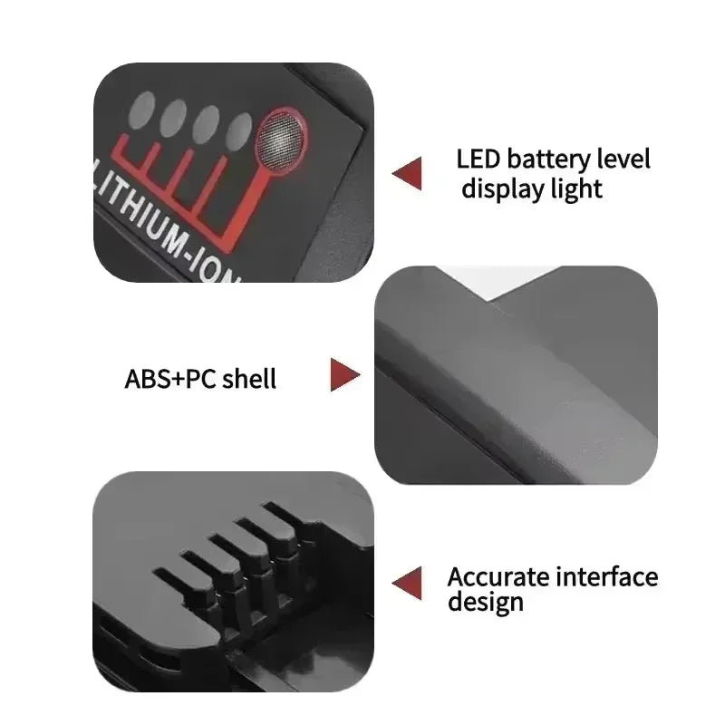 100% New 18V 12.0Ah For Milwaukee 18v Battery Li-Ion Replace