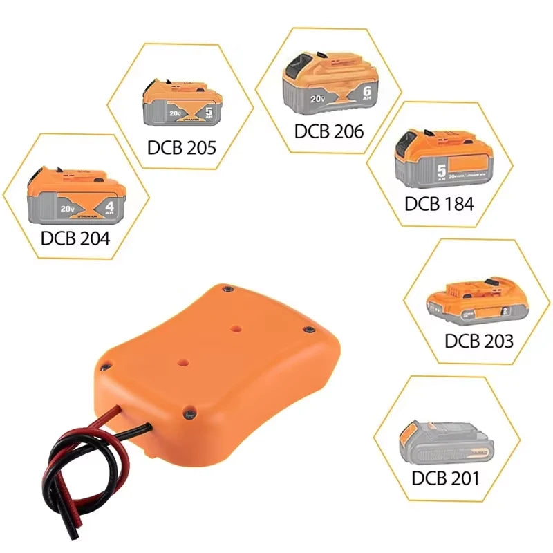 DIY Battery Adapter For Makita/Bosch/Milwaukee/Dewalt 18V Ba