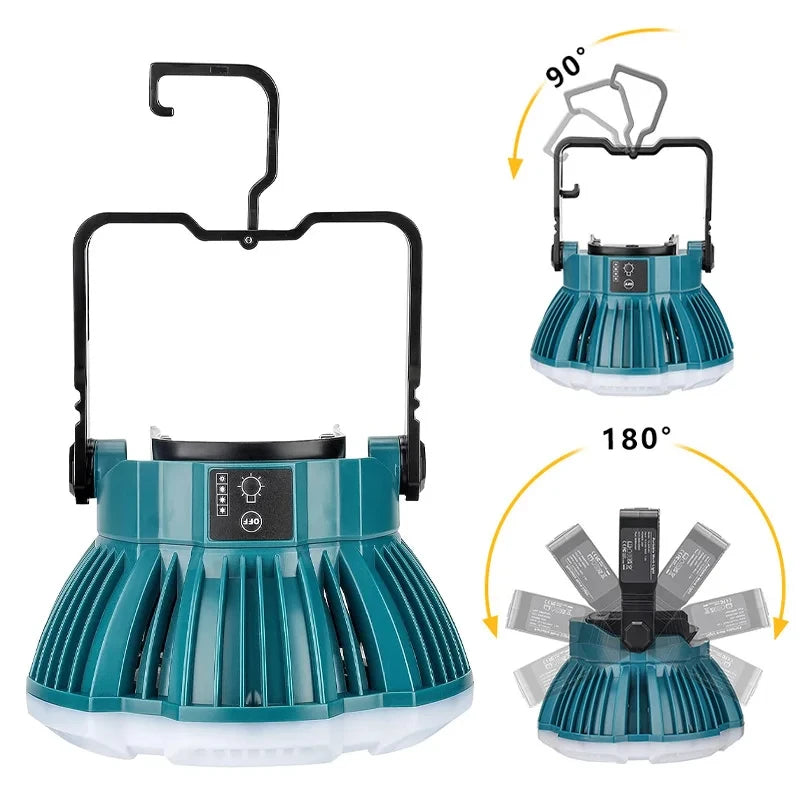24W Portable LED Warning Light Work Light Outdoor Lighting F