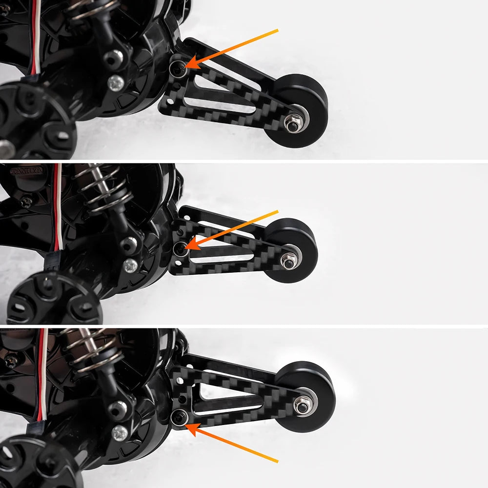 TRINOOD Alu CF Wheelie Bar Anti-Flip Roll Over Protection Re