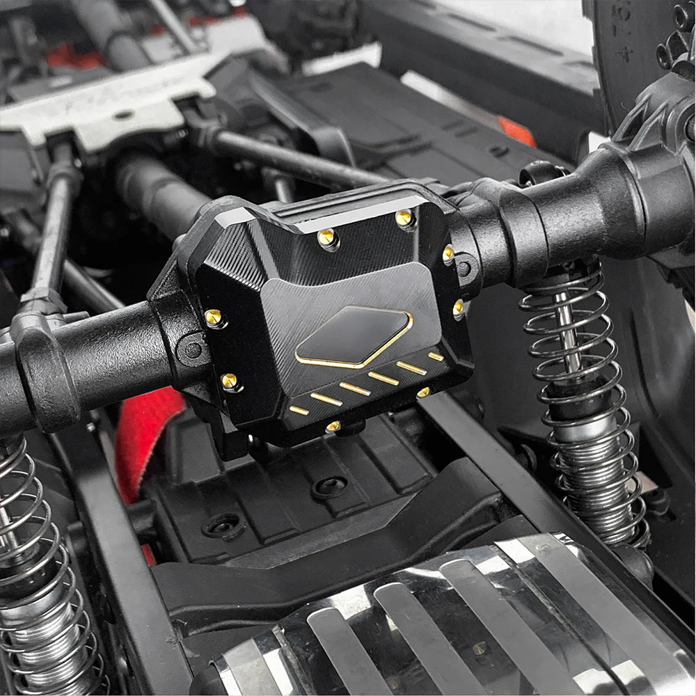 AXSPEED Brass Axle Housing Cover Differential Cover Counterw