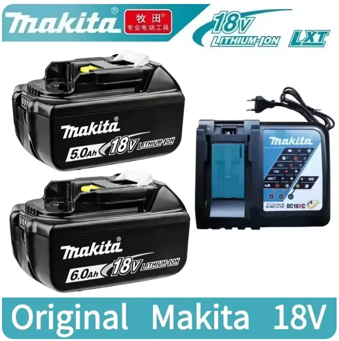 original Makita 18V battery 6.0AH 3.0AH rechargeable battery