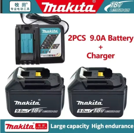 9AH 6AH 5AH makita BL1860 18V Battery Power Tools Li-ion Replacement LXT BL1850 BL1840 for 18 V Screwdriver with BMS TPCELL 18V