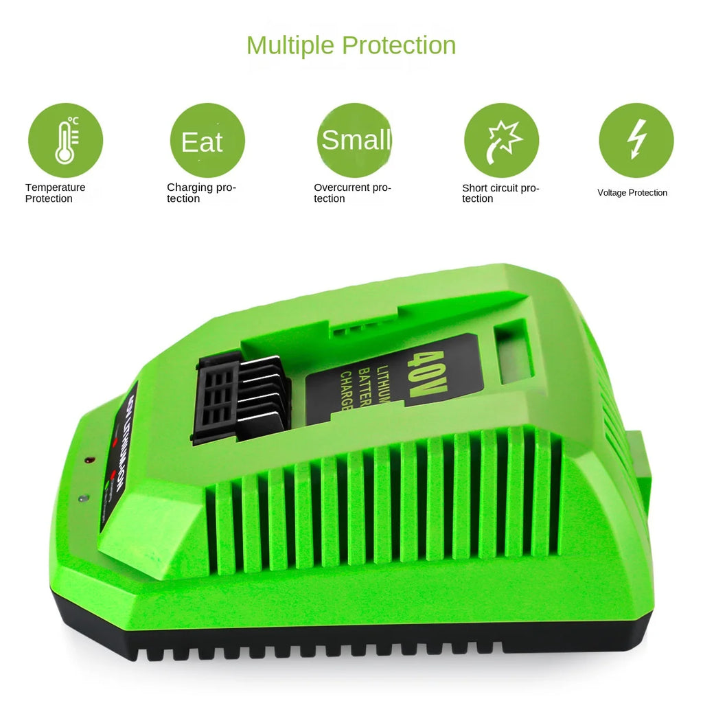 Replacement Charger For GLB 40V Lithium Battery 29482 29462 