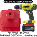 Battery Adapter Converter For Ryobi 18V ONE+ Li-ion Tool To 