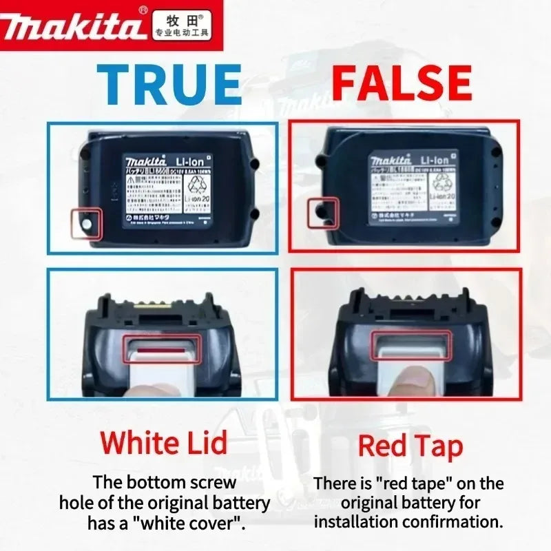 Makita 18V 6/5Ah Original Rechargeable Battery Fits BL1840 B