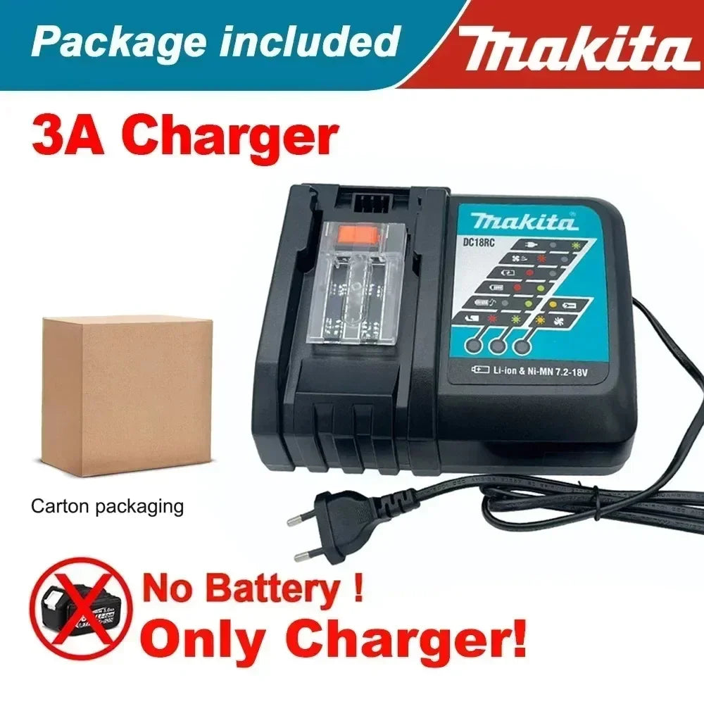 100% Original Makita 18V 6.0 Rechargeable LithiumBattery with LED Indicator High Capacity for Makita Cordles Power Tool Battery