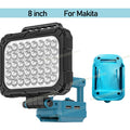 Power Tool Parts For Makita For Milwaukee For Dewalt 18V Battery LED Work Lights Outdoor Lamp Hand Lantern Spotlight USB Charger