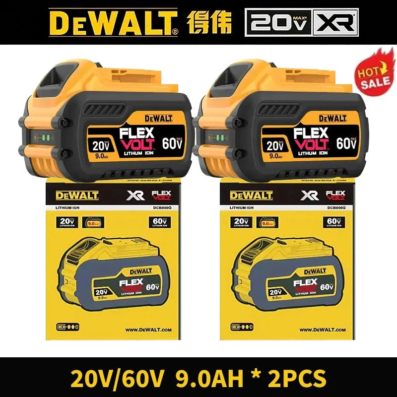 100% Authentic Dewalt 18V/20V 6000Ah Battery Li-lon Power Tool Replacement Battery DCD805 DCB202 DCB205 DCB206 DCB209 Big Sale