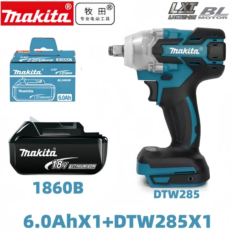 100% Original Makita 18V 6.0Ah Battery for Makita BL1830 BL1830B BL1840 BL1840B BL1850 BL1860B Power Tools Battery