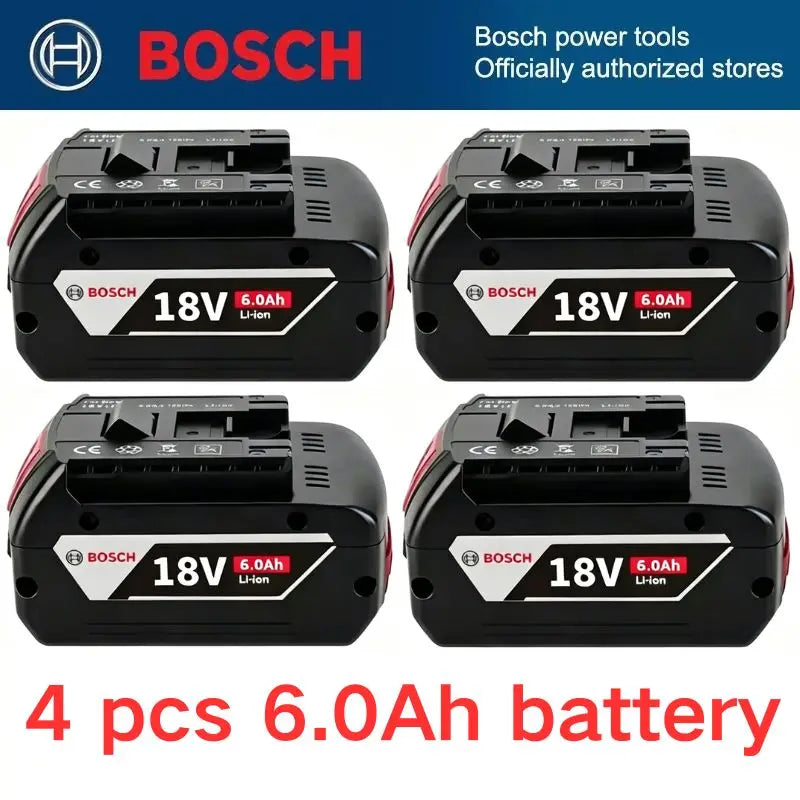 NEW Bosch Professional Lithium Battery 18V 6.0AH Bosch BAT609 BAT609G BAT618 BAT618G Rechargeable Power Tool 6Ah Battery