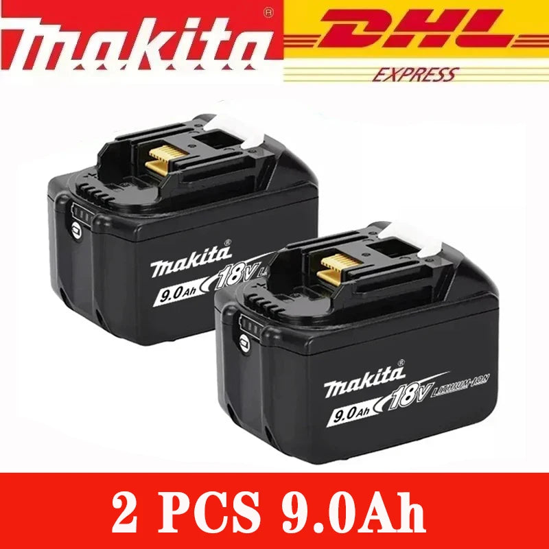 Original Makita 18V Battery Rechargeable Power Tool Makita 18V Battery Replaceable 5Ah/6Ah Battery Lithium-ion 1850 BL1860B 6A