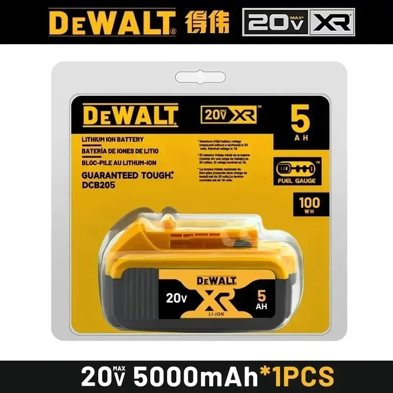 100% Original DeWalt 20V 6000mAh Battery Power Tool Replacement for DeWalt DCB206 DCB205 DCB805 DCB200 Power Tool