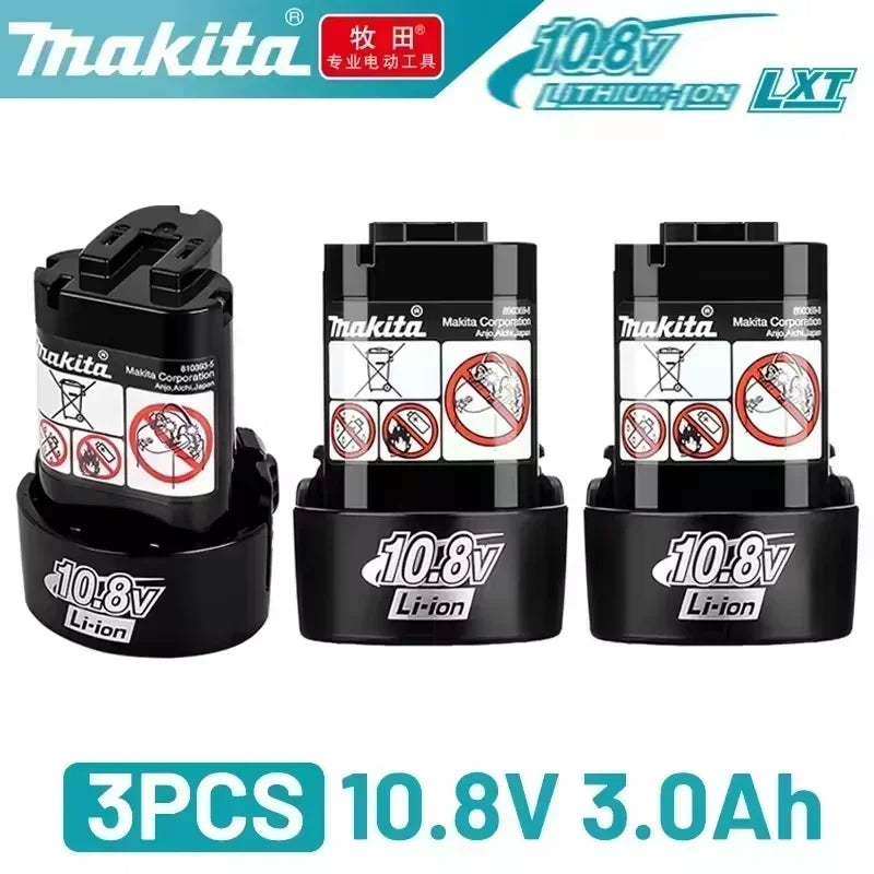Makita 10.8V Original Battery BL1013 BL1020 BL1030 DF030D Makita 10.8V/12V Charger Replacement Tool 10.8V Makita Battery