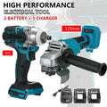 125mm Brushless Electric Angle Grinder Combo Kit Impact Wren