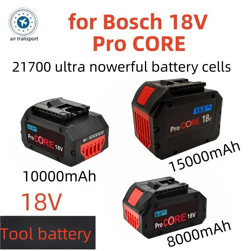 ProCORE Replacement Battery for Bosch 18V 8Ah 10Ah 12Ah BAT6