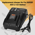 18V Lithium Battery Charger For AEG RIDGID 14.4V 18V Li-Ion 