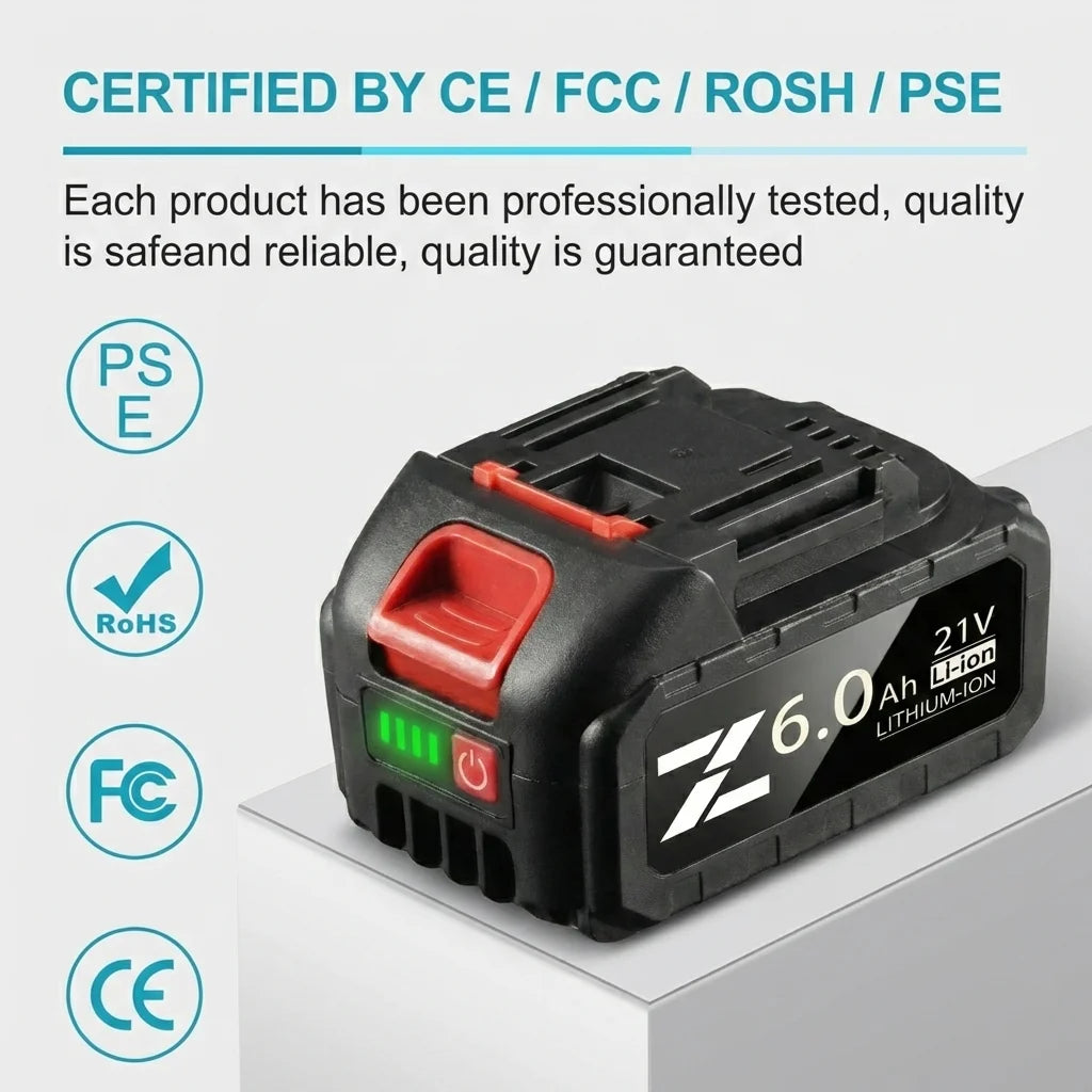18V 21V 388VF Rechargeable Li-ion Battery 3.0Ah 6.0Ah 9.0Ah 