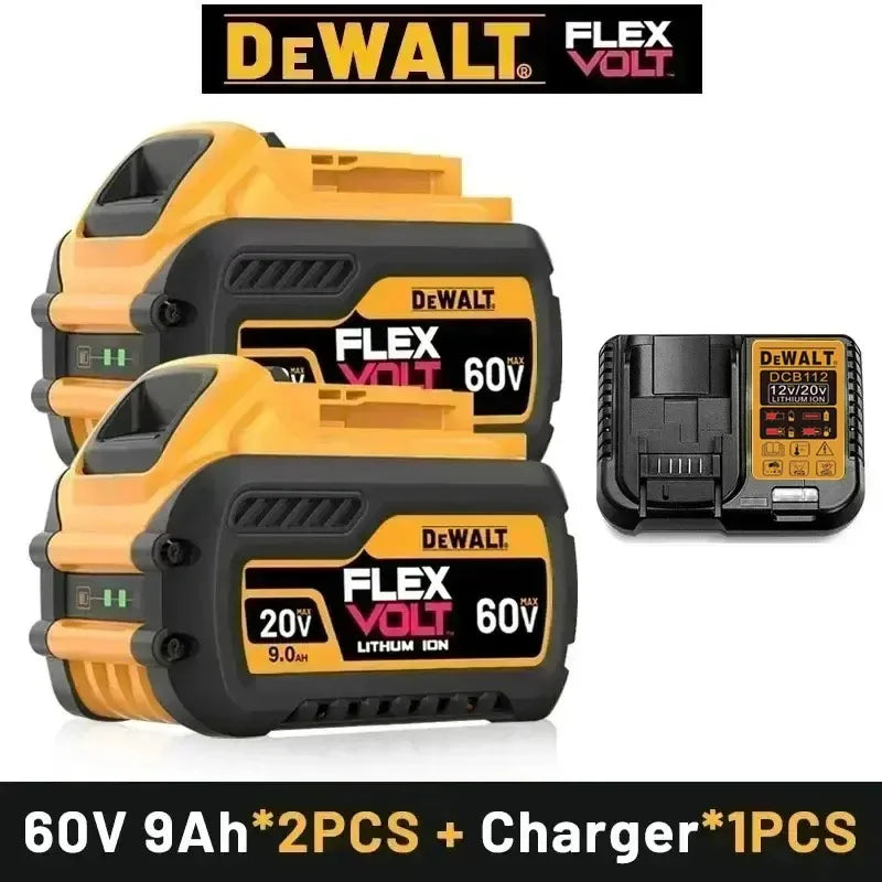 100% Authentic Dewalt 18V/20V 6.0Ah Battery Li-lon Power Tool Replacement Battery DCB200 DCB202 DCB205 DCB206 DCB209 Available