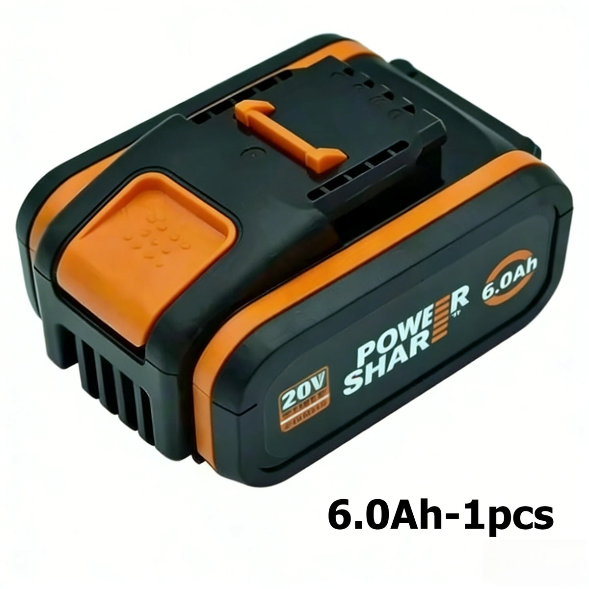 Worx 20V High-Capacity Battery 4.0/6.0/8.0Ah multi-tool shared power shock-resistant for long life