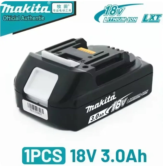 original Makita 18V battery 6.0AH 3.0AH rechargeable battery Makita 18V charger BL1860B BL1830B power tool battery