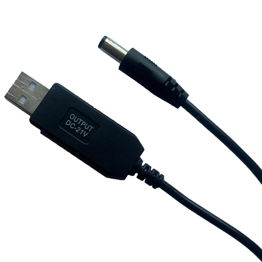 1pc 5V to 21V Boost Cable 21V Battery Dedicated Charging Cab