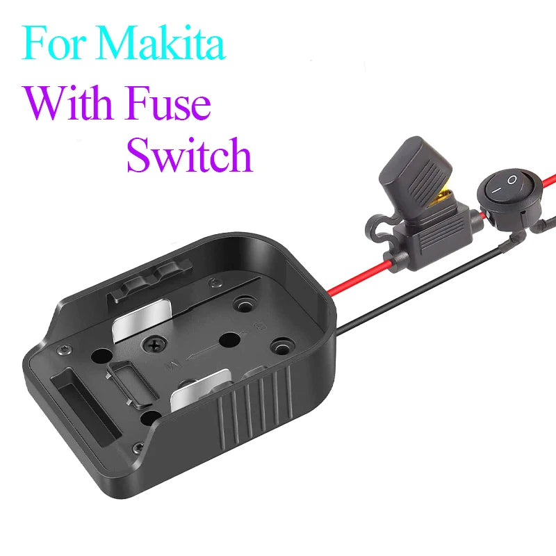 Battery Adapter Converter for Makita Dewalt Milwaukee 14.4V 18V 20V Li-Ion Battery DIY Power Tool Battery Converter
