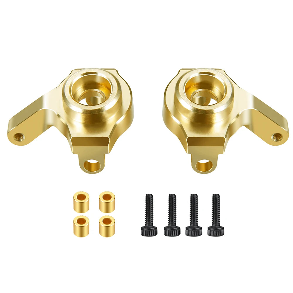 YEAHRUN Axial SCX24 Upgrade Parts Brass Counterweight Wheel 
