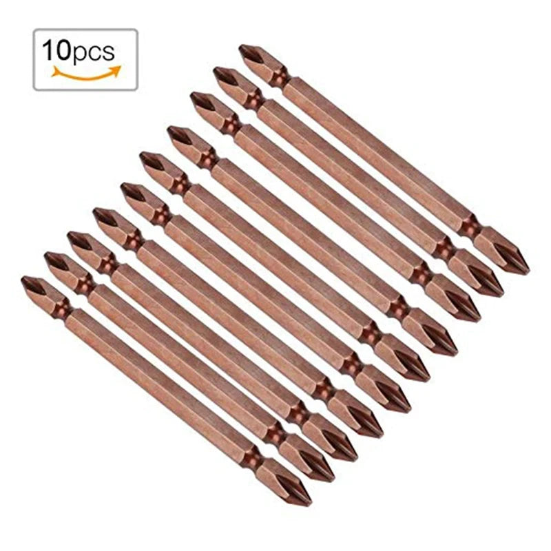 50mm-150mm Magnetic Impact Double Head Cross Screw Drill Bit