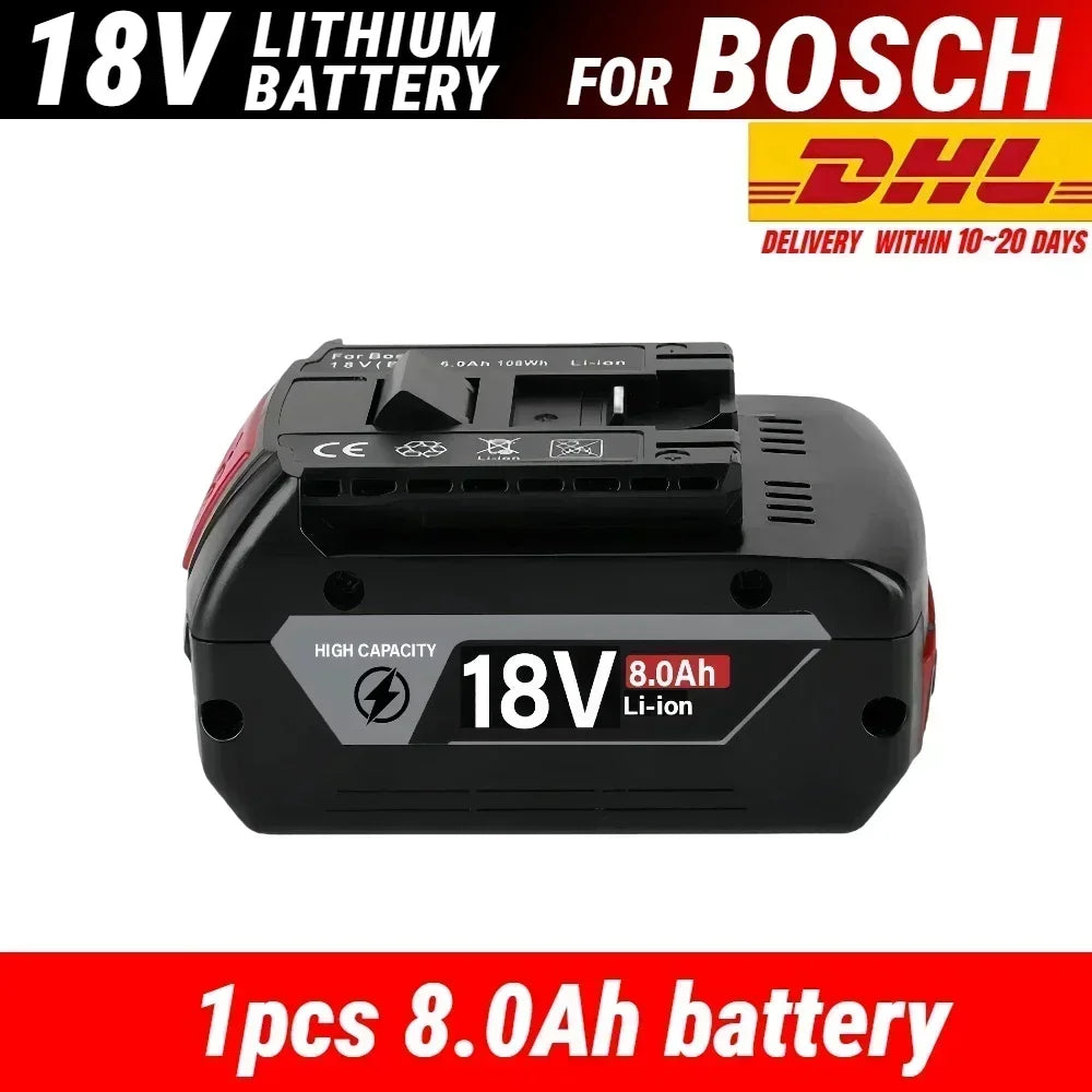 100% Original for Bosch 18V Battery 12.0Ah Wireless Power Tool Lithium Battery BAT609 BAT610G BAT618 BAT620 BAT622