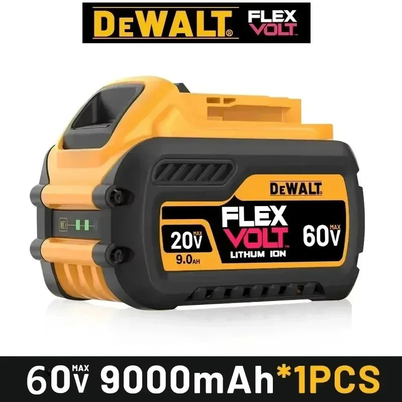 DeWALT Original Battery 20V/60V 9000mAh MAX FlexVolt for DCB606 DCB205 DCB206 DCB209 DCB182 Power Tool Air Transport