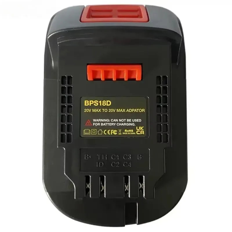 New BPS18D Adapter for Black & Decker Stanley 18V Li-ion Bat